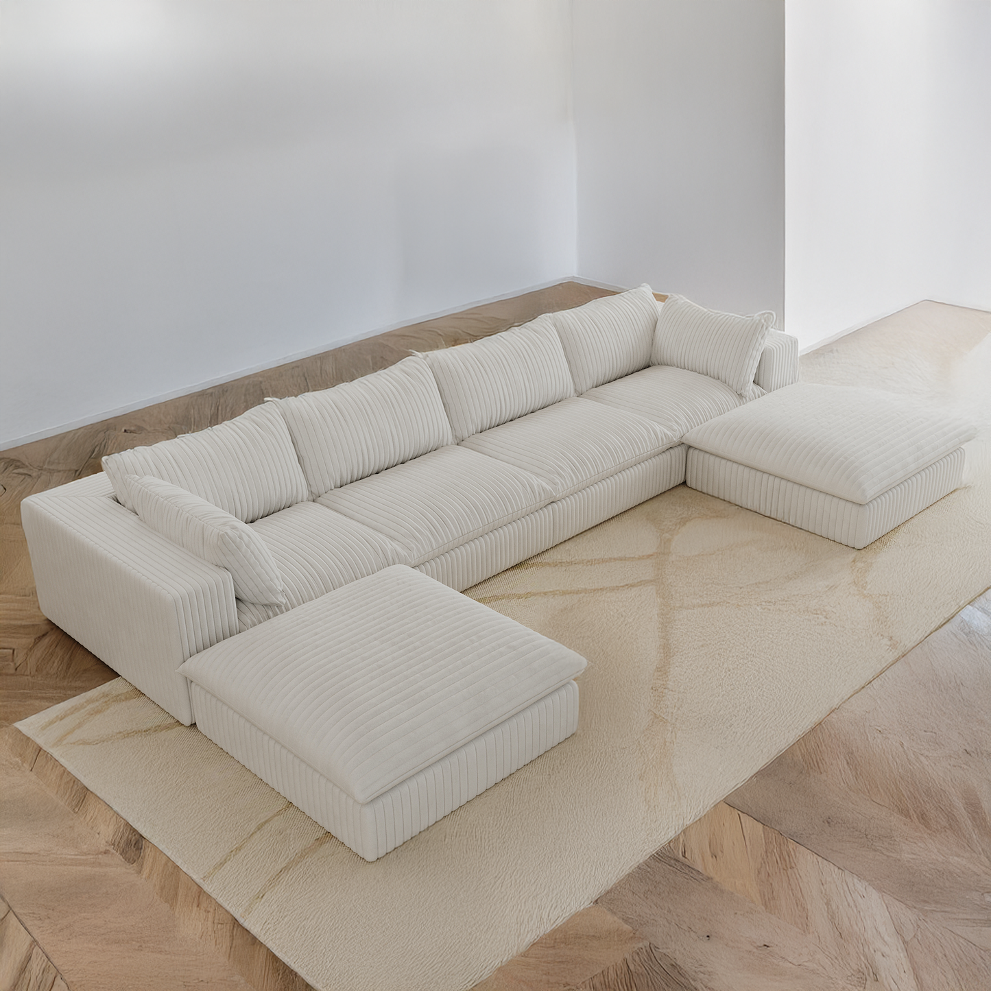 The Brullo (4 piece w/ 2 ottomans)