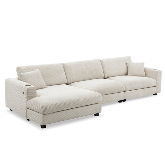 Coup De Chase Plush Sectional Sofa