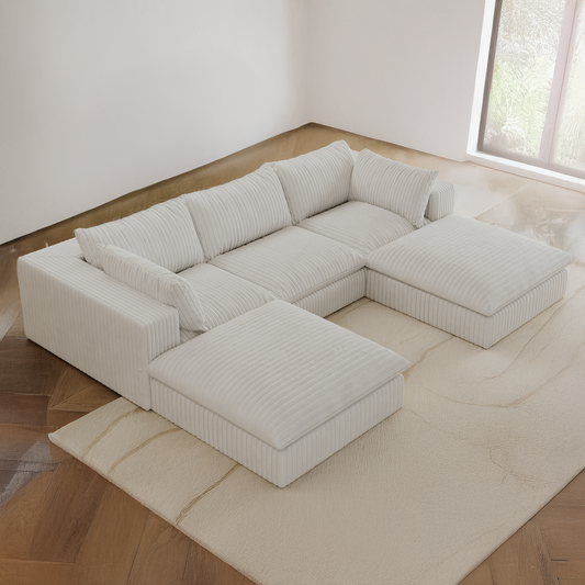 The Brullo (3 piece w/ 2 ottomans)