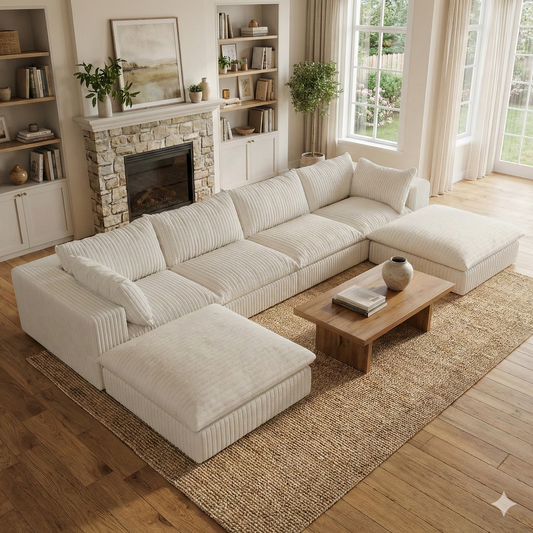 The Brullo (4 piece w/ 2 ottomans)