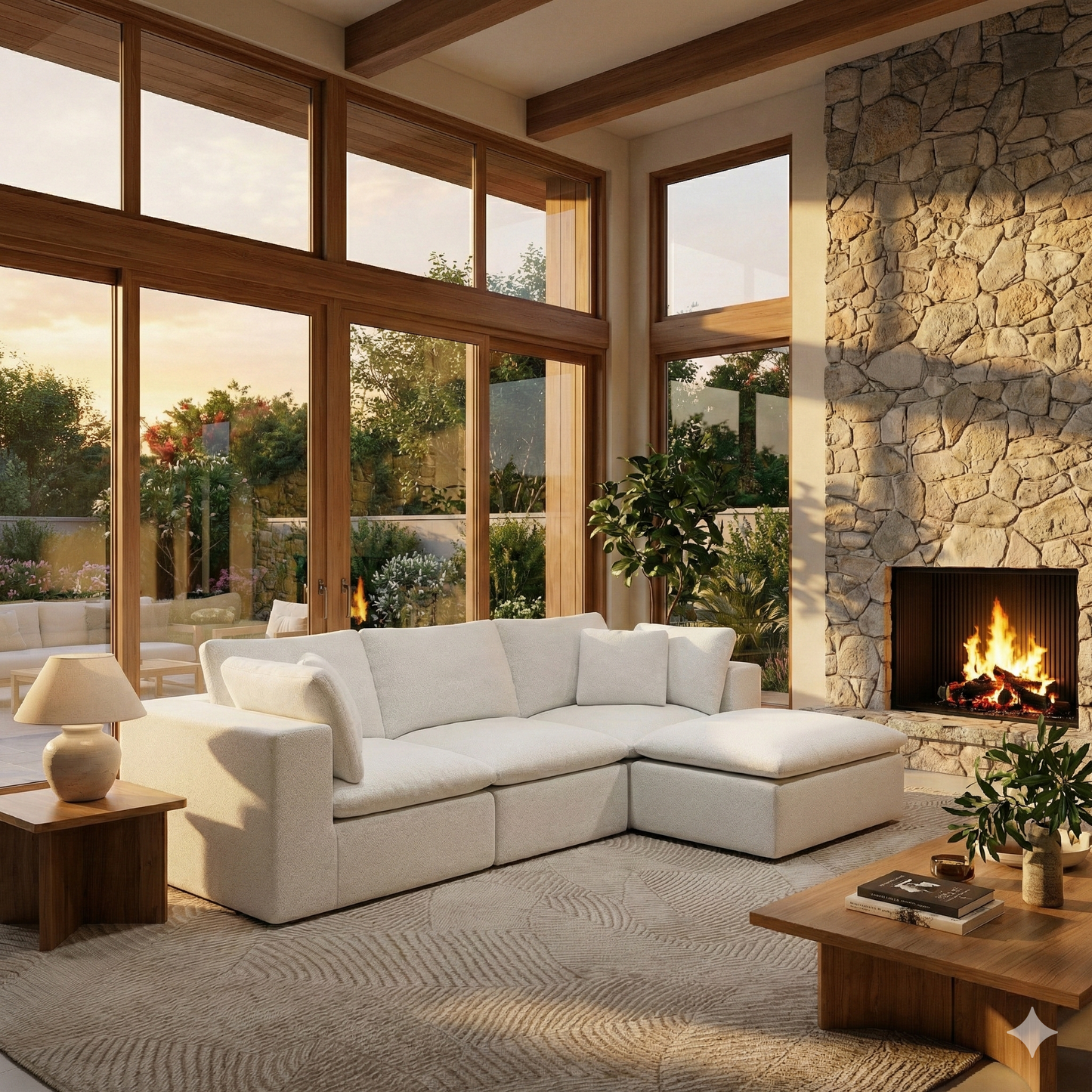The Hinata (3 piece w/ ottoman)