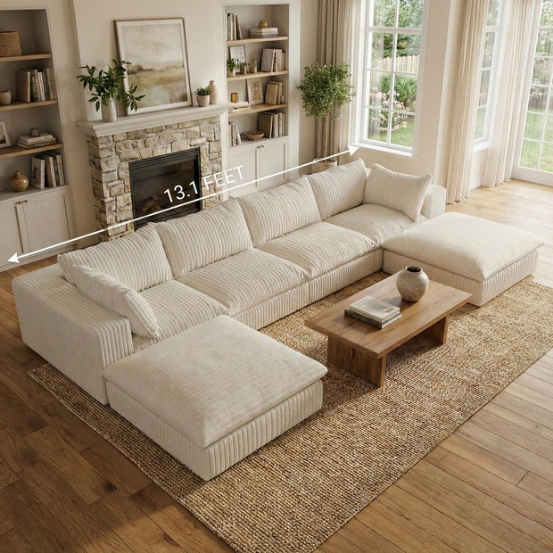 The Brullo (4 piece w/ 2 ottomans)