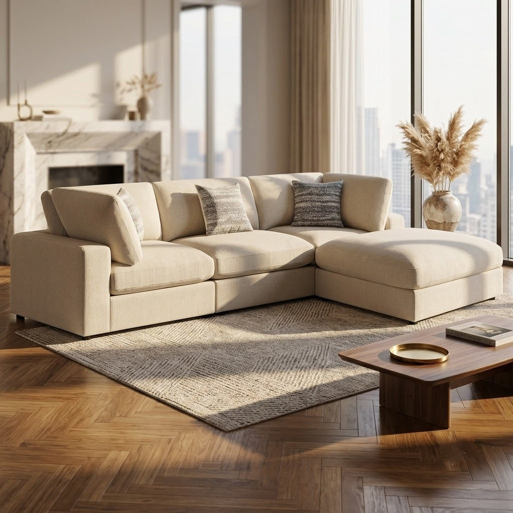 The Serene (4-Piece Beige)