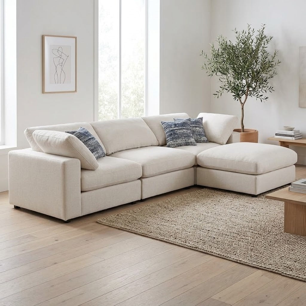 The Serene (4-Piece Beige)
