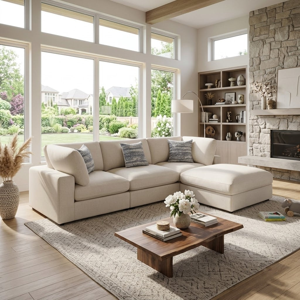 The Serene (4-Piece Beige)