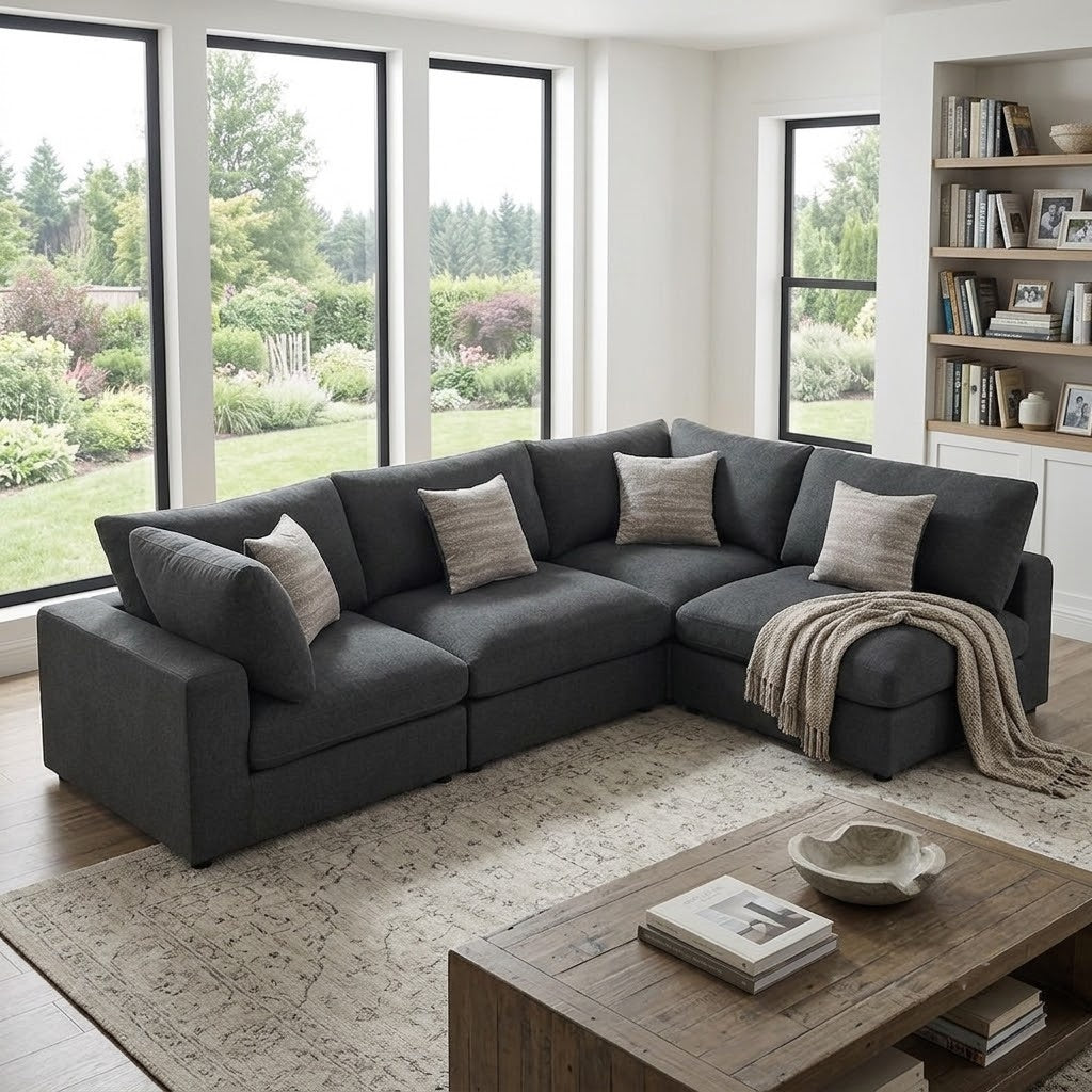 The Serene (4-Piece Charcoal)
