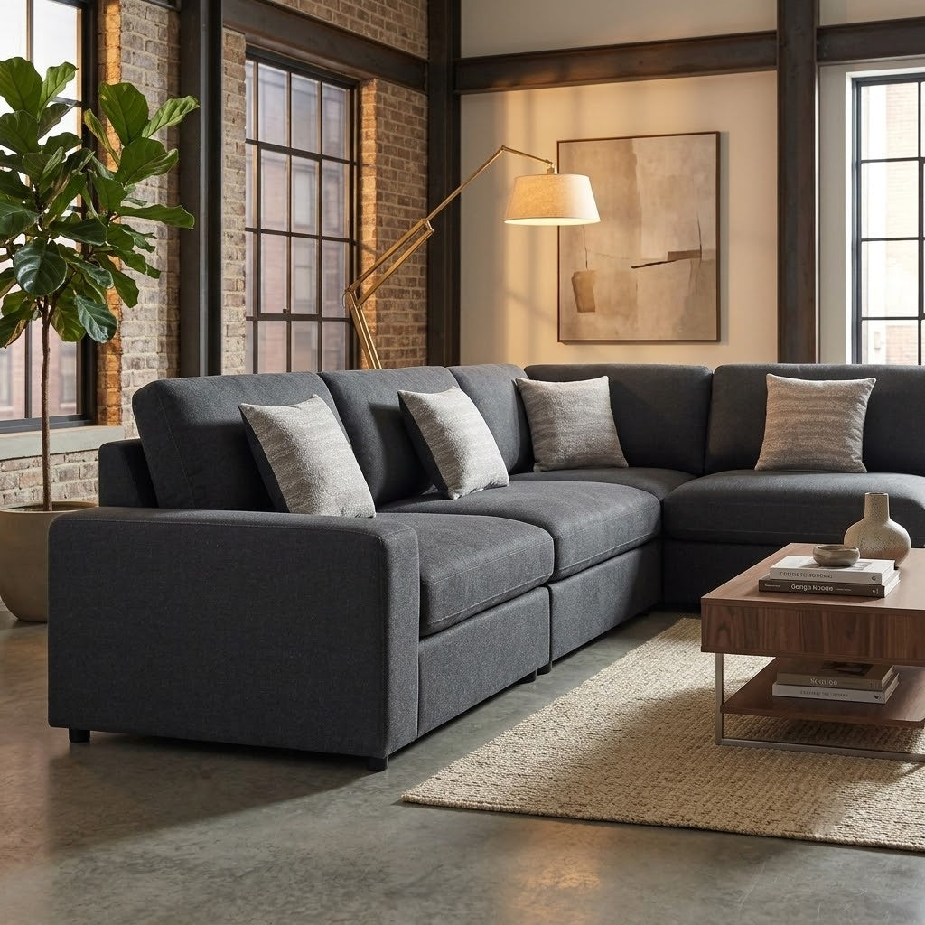 The Serene (4-Piece Charcoal)