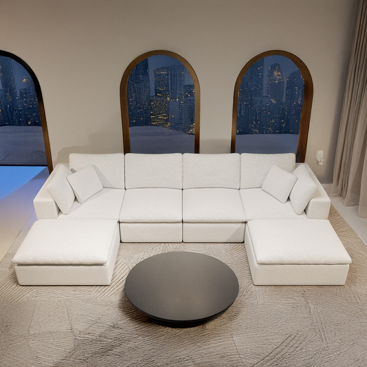 The Hinata (4 piece w/ 2 ottomans)